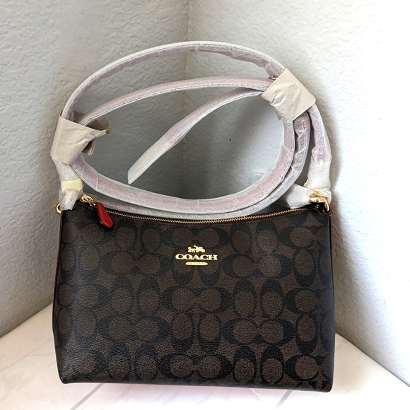 Coach Bags Nwt Coach Signature Clara Shoulder Bag In Signature